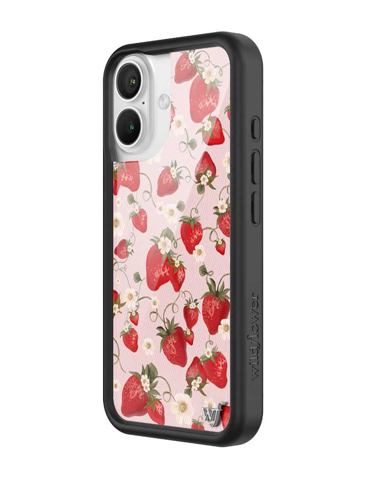 Strawberry Fields iPhone Case with Pink Floral Print - Image 8