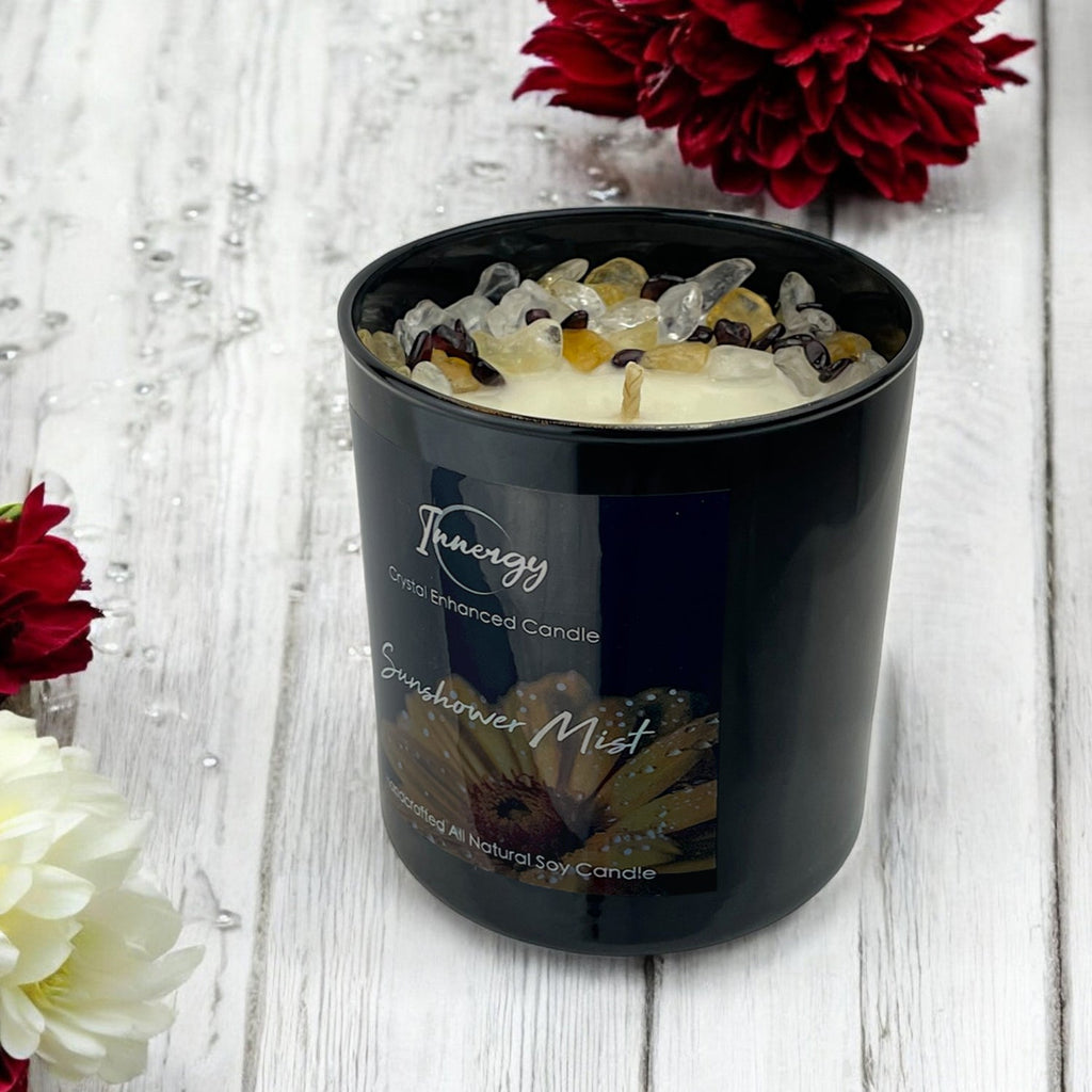 Sunshower Mist Crystal Candle, 10oz