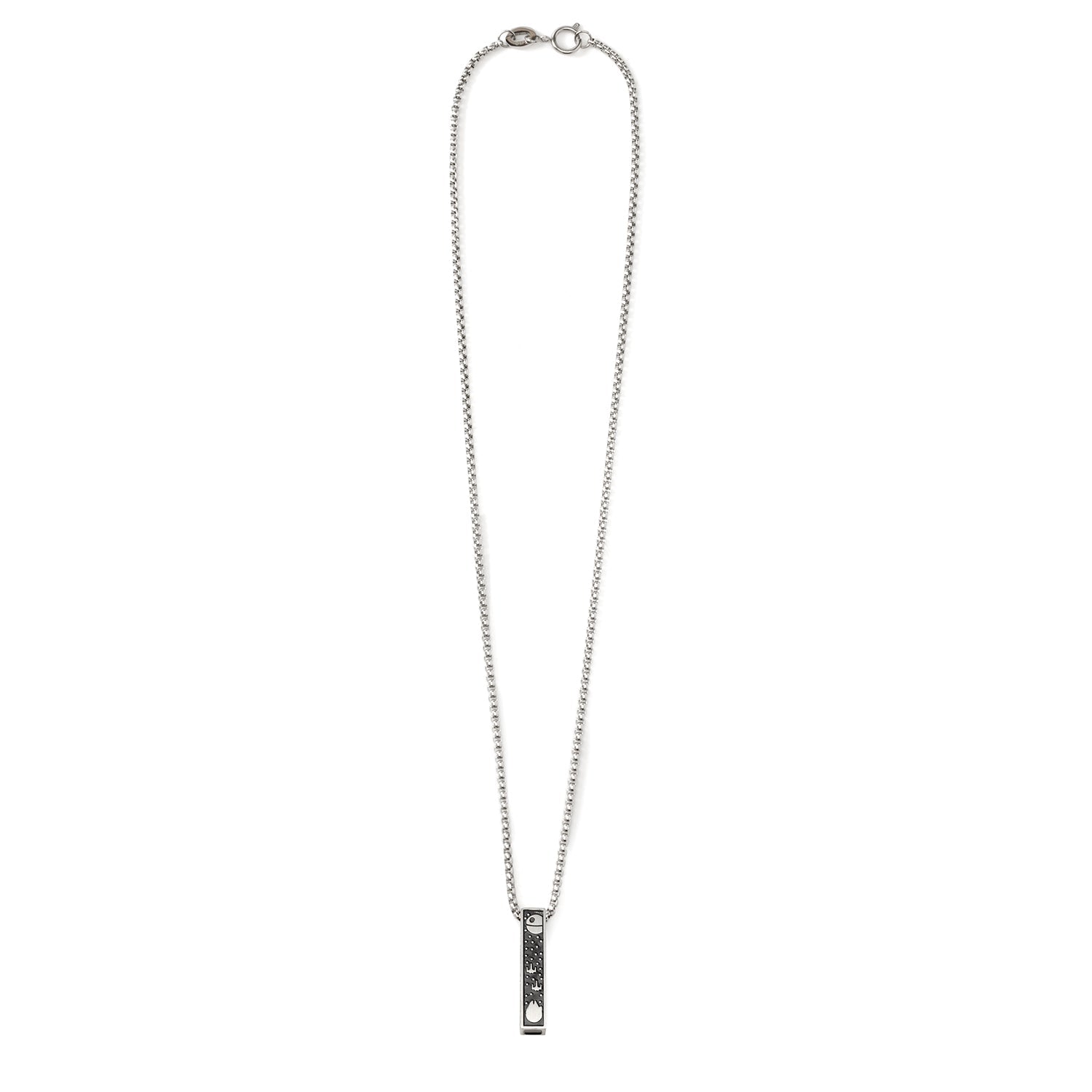 Star Wars A New Hope Death Star Pendant Necklace in Silver-Tone - Image 2