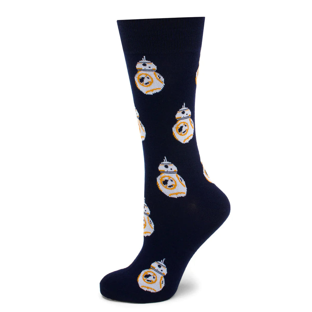Star Wars BB-8 Navy Crew Socks and Rebel Alliance Pin Gift Set - Image 2