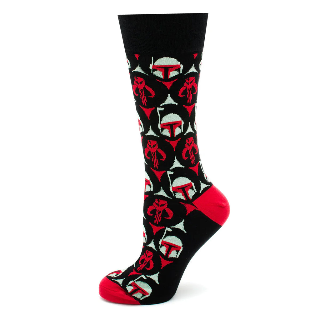 Star Wars Boba Fett Dress Socks and Crest Lapel Pin Gift Set - Image 2