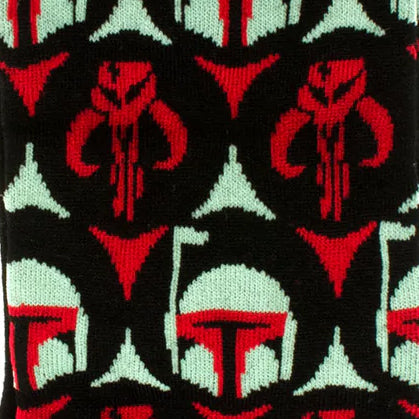 Star Wars Boba Fett Dress Socks and Crest Lapel Pin Gift Set - Image 3