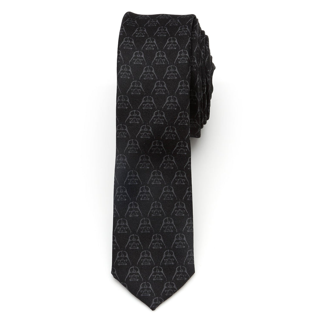 Star Wars Darth Vader Skinny Tie in Black Silk - Image 3