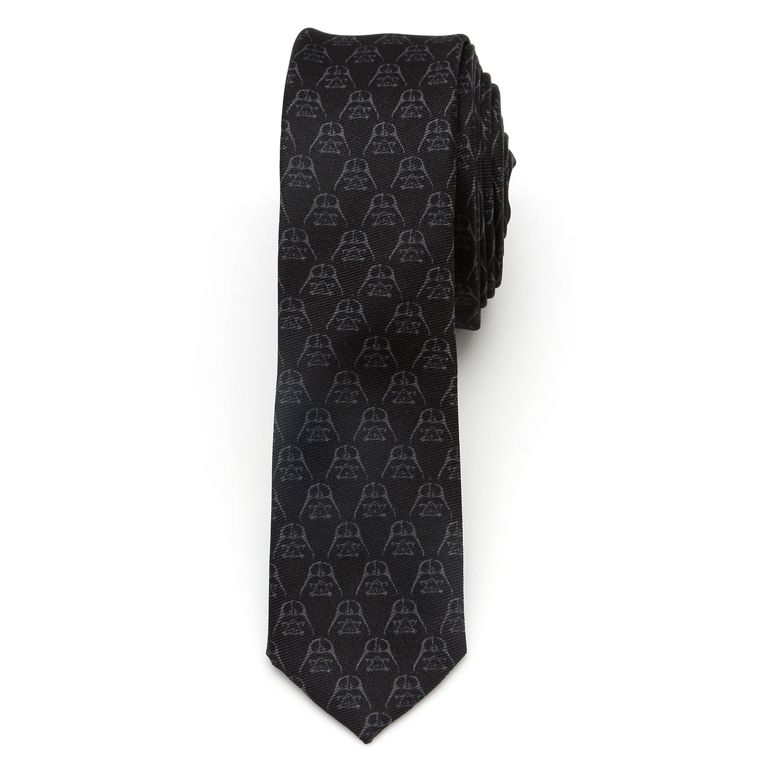 Star Wars Darth Vader Skinny Tie in Black Silk - Image 3