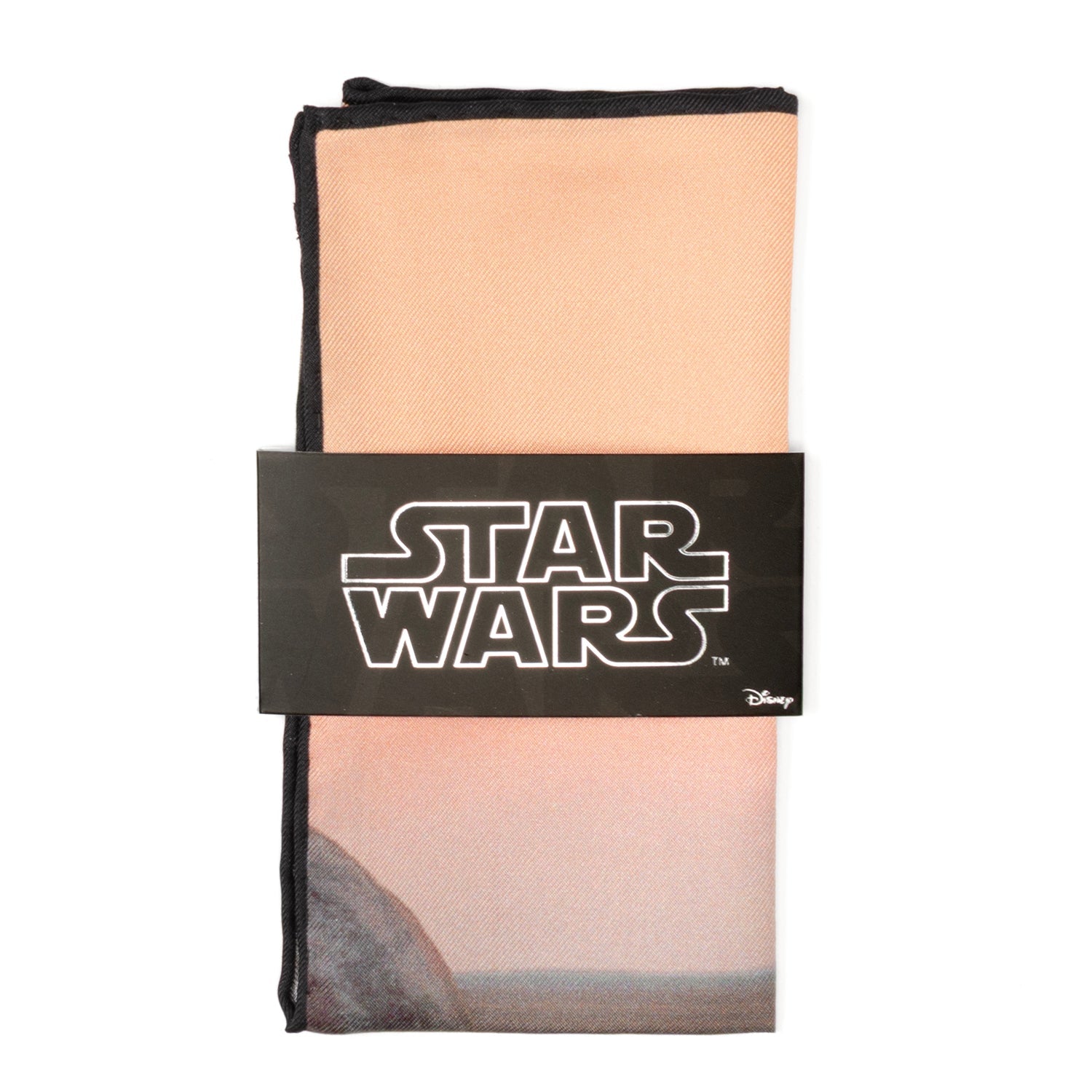Star Wars Binary Sunset Pocket Square in Orange and Gold
