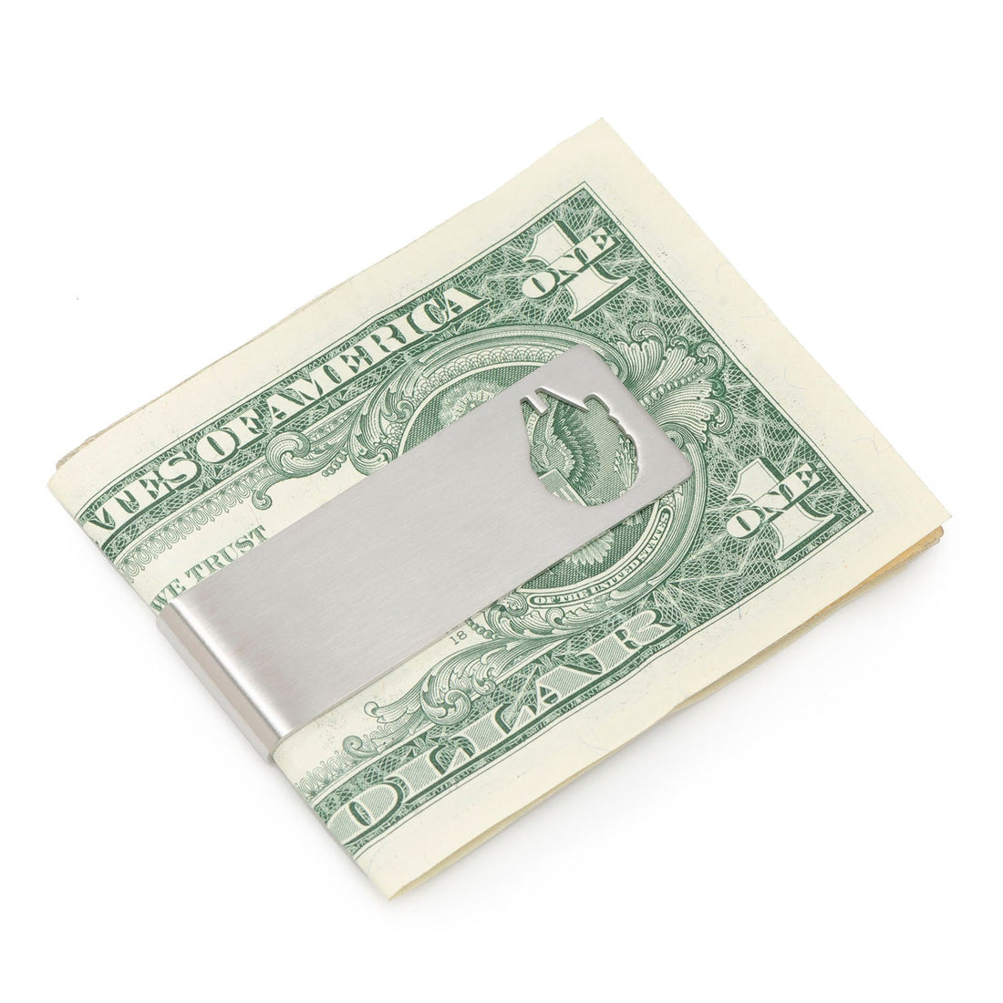 Star Wars Millennium Falcon Cutout Brushed Metal Money Clip - Image 3