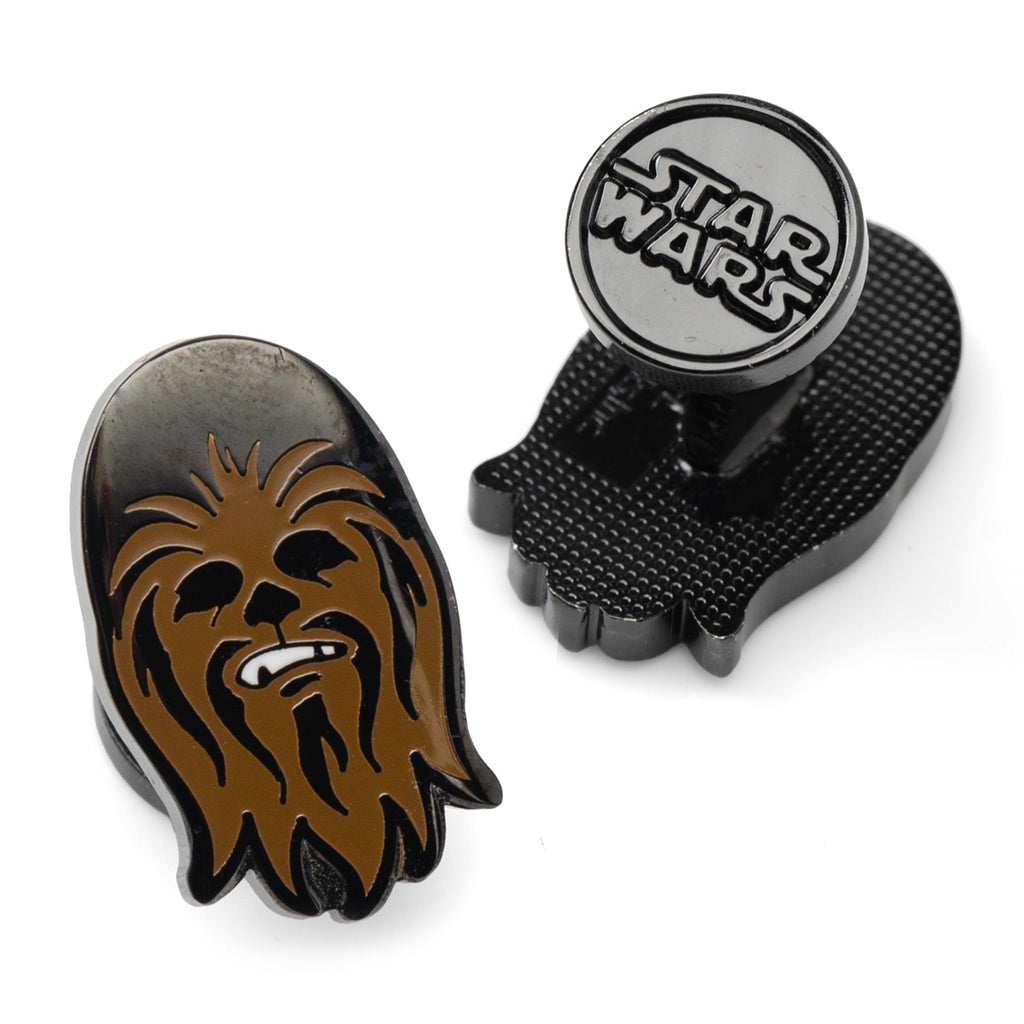 Star Wars Chewbacca Gunmetal Enamel Cufflinks - Image 3