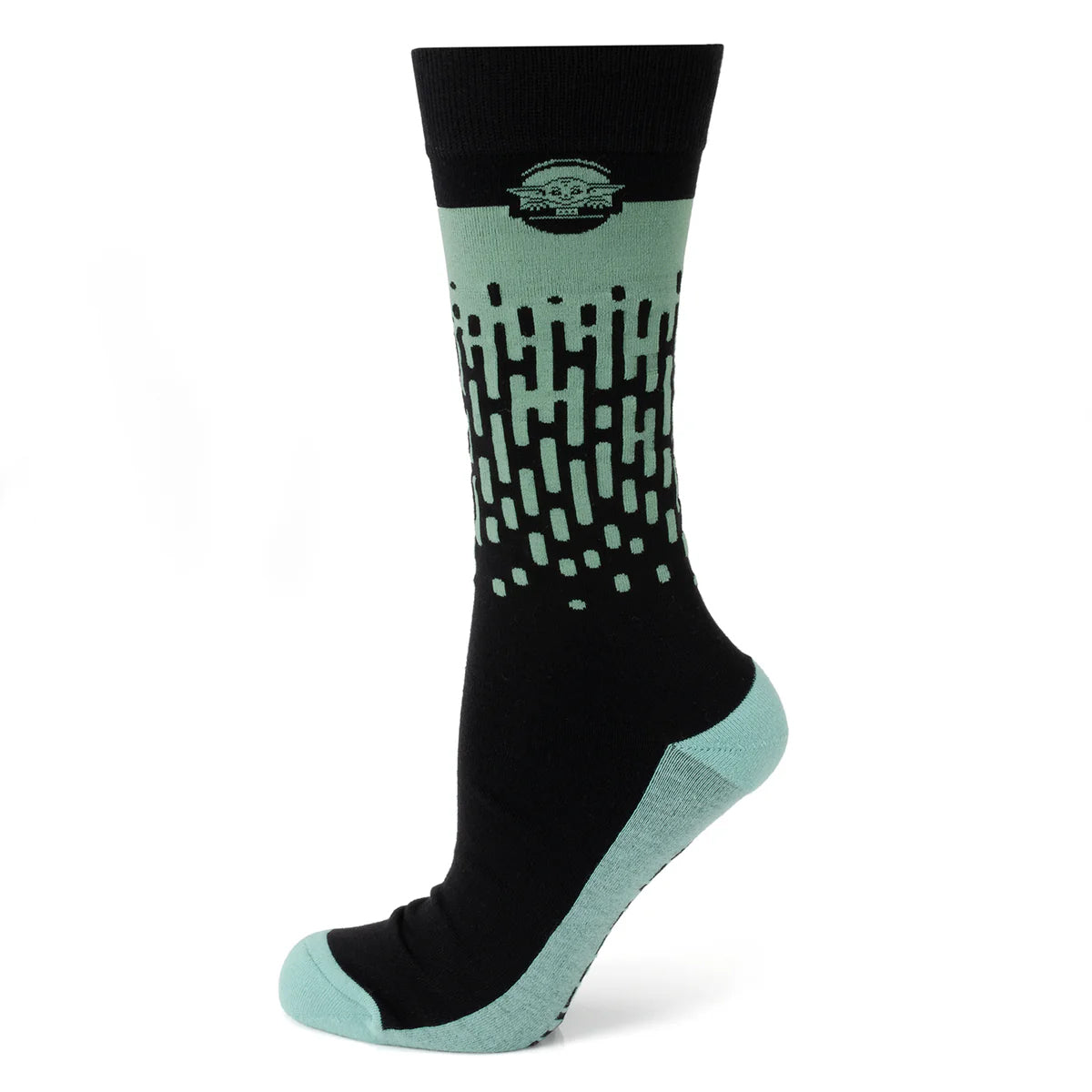 Star Wars Grogu Green Crew Socks and Lapel Pin Gift Set - Image 2
