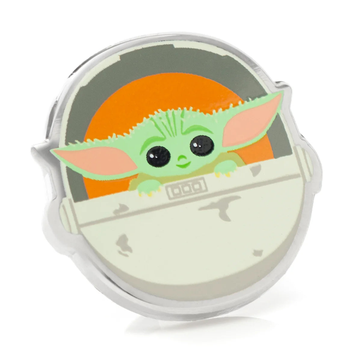 Star Wars Grogu Green Crew Socks and Lapel Pin Gift Set - Image 5