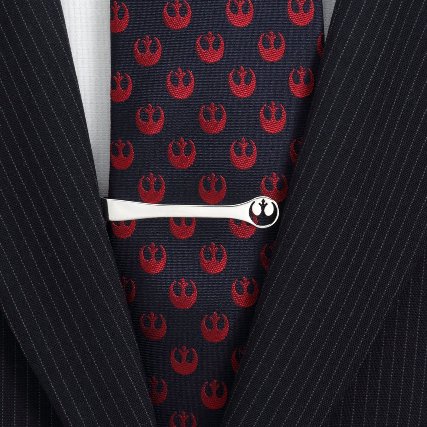 Star Wars Rebel Alliance Insignia Sterling Silver Tie Bar - Image 2