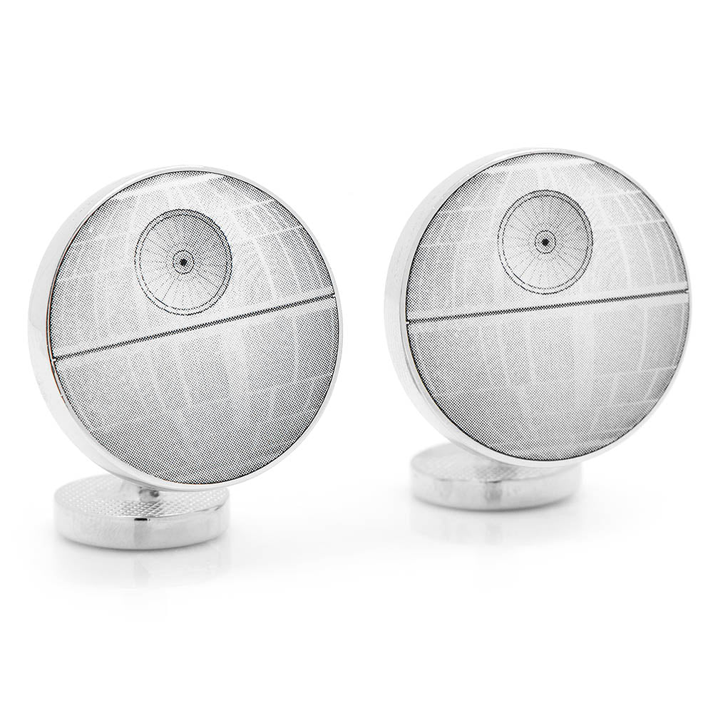 Star Wars Death Star Cufflinks in Silver Tone - Image 2