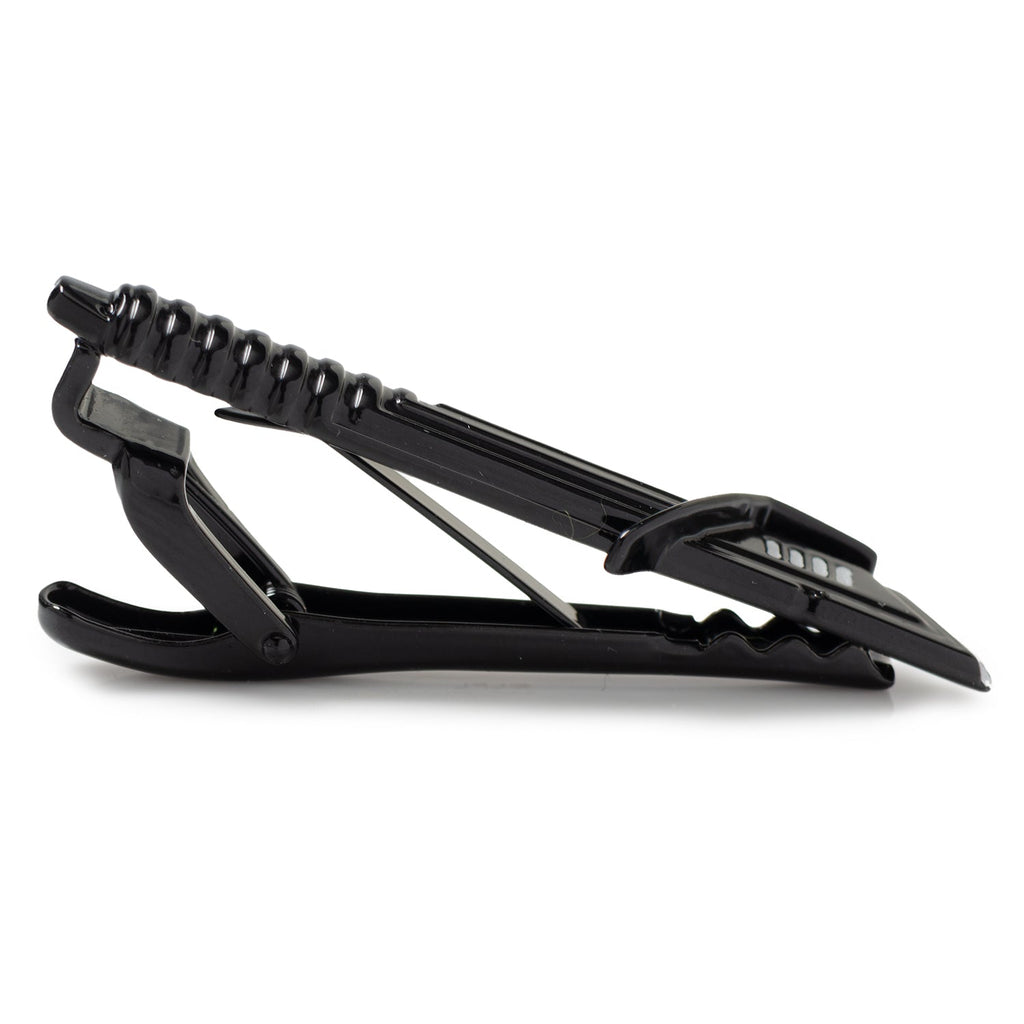 Star Wars Darksaber Tie Clip in Black and Silver Enamel - Image 4