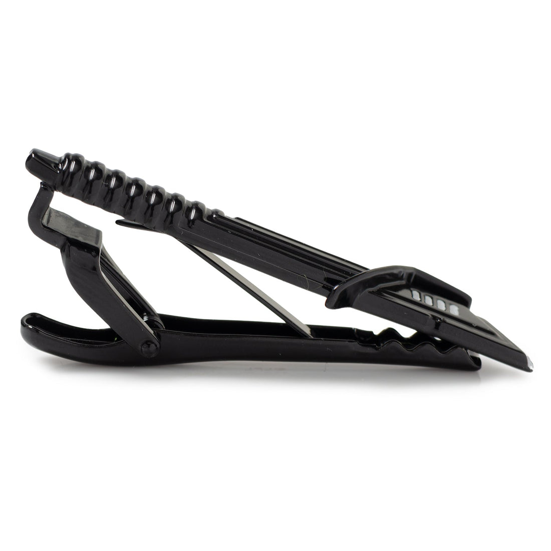 Star Wars Darksaber Tie Clip in Black and Silver Enamel - Image 4