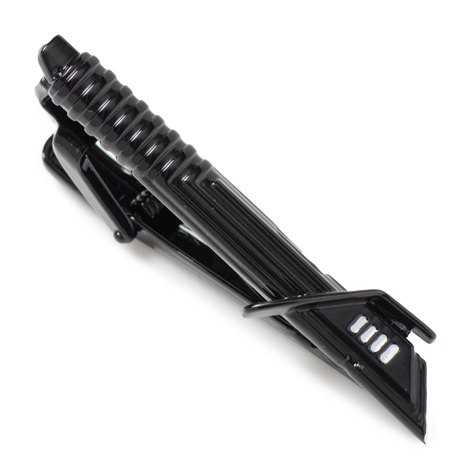 Star Wars Darksaber Tie Clip in Black and Silver Enamel - Image 5