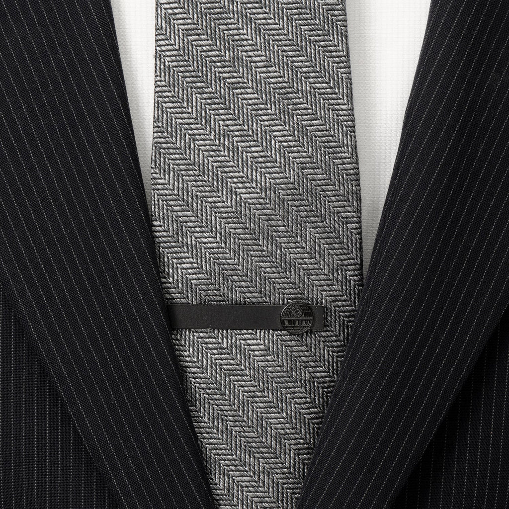 Star Wars Death Star Satin Black Sliding Tie Bar - Image 2