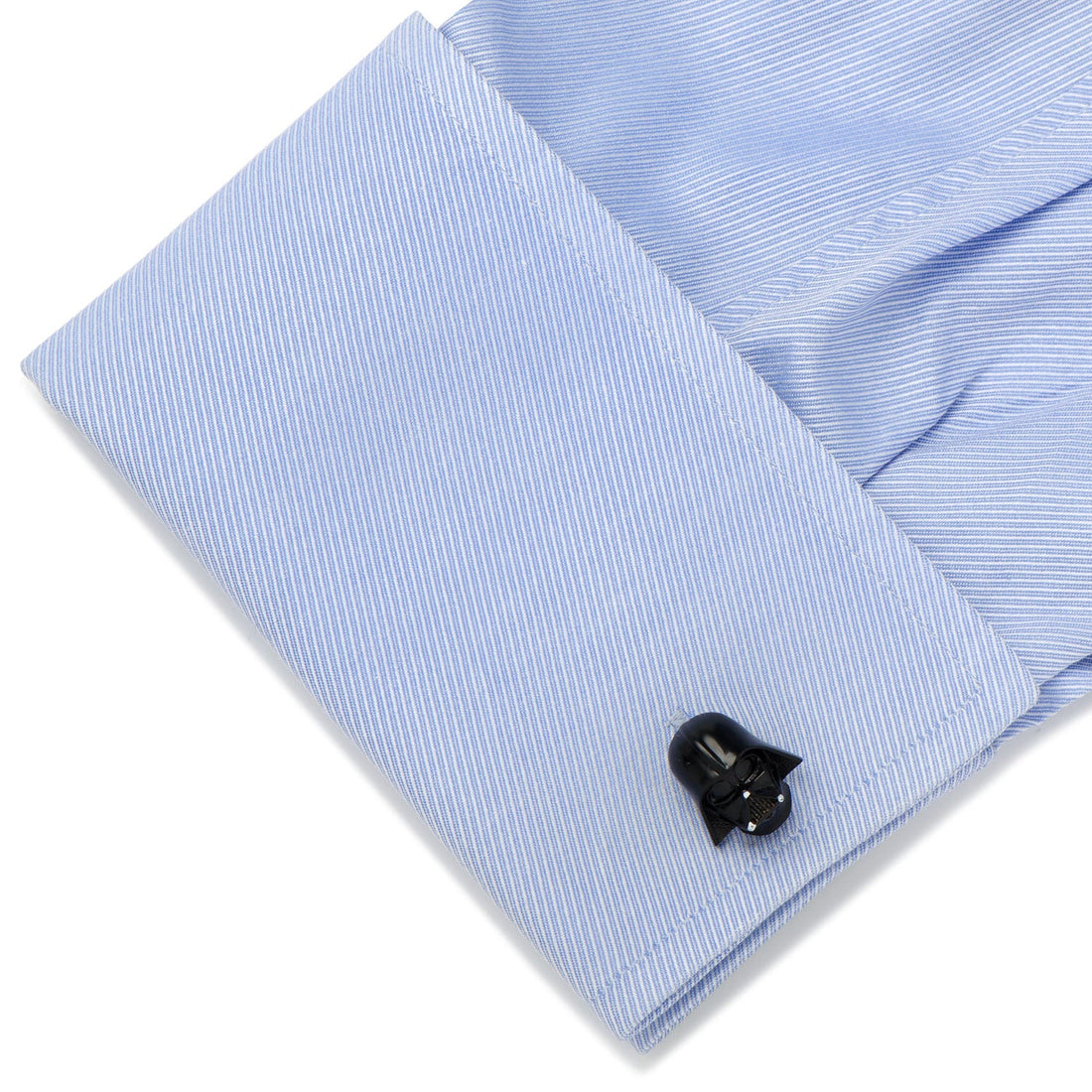 Star Wars Darth Vader 3D Cufflinks in Matte Black Enamel - Image 3