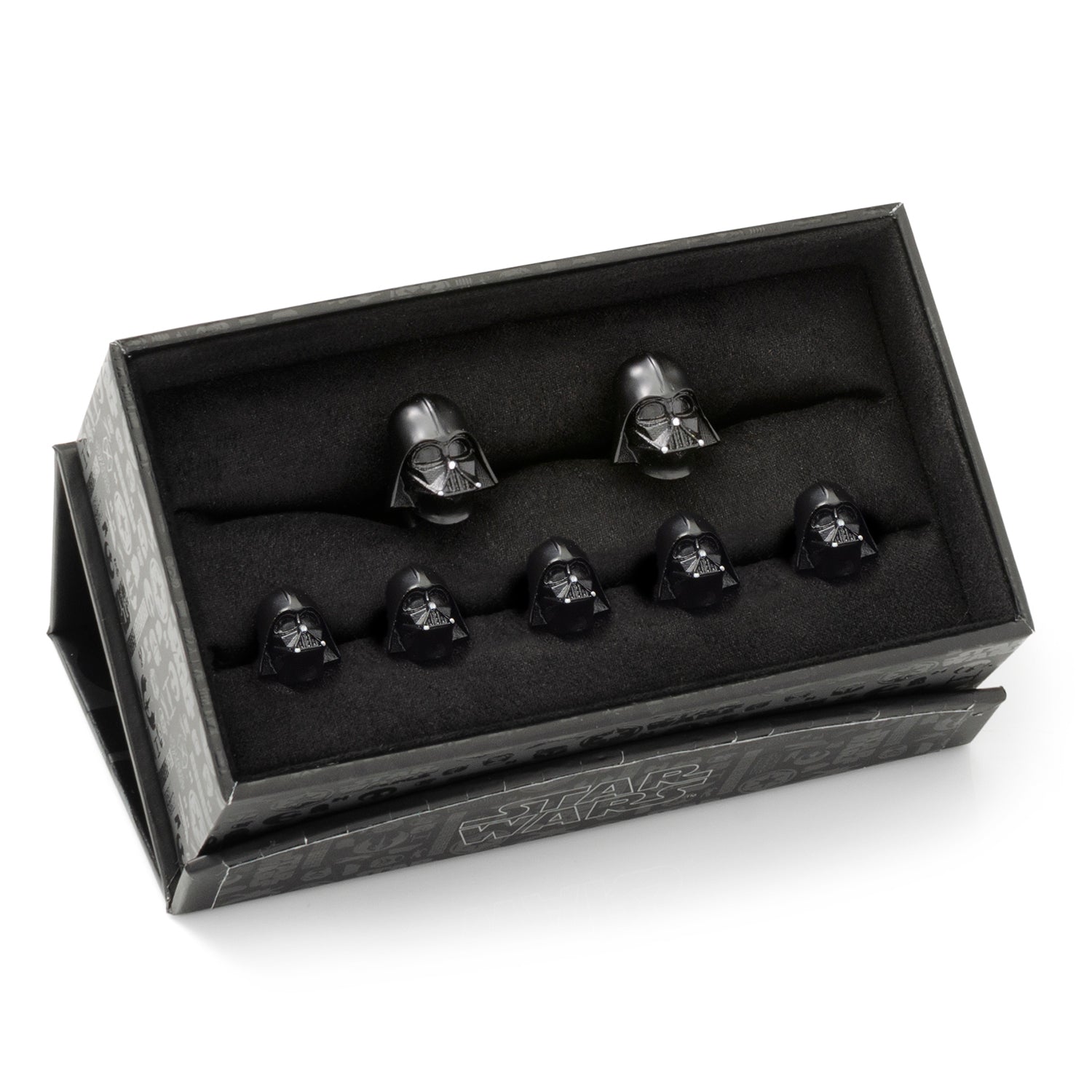 Star Wars Darth Vader 3D Cufflinks and Tuxedo Stud Set - Black - Image 7
