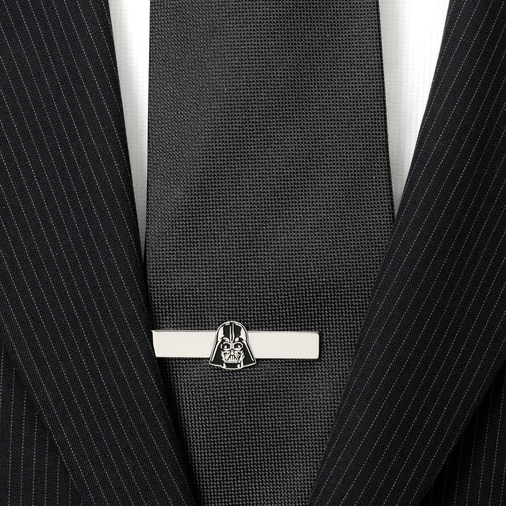 Star Wars Darth Vader Tie Bar in Silver and Black Rhodium - Image 2