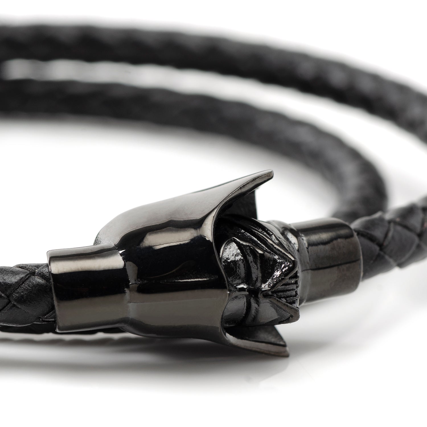 Star Wars Darth Vader Leather Double Wrap Bracelet in Black - Image 3