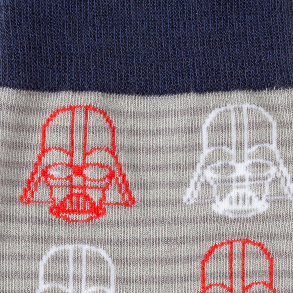 Star Wars Darth Vader Gray and Red Dress Socks with Lapel Pin - Image 3