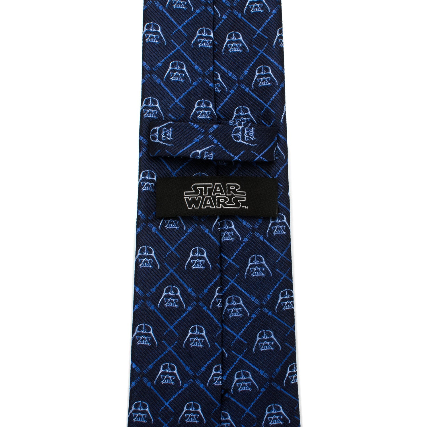 Star Wars Darth Vader Lightsaber Navy Blue Silk Necktie