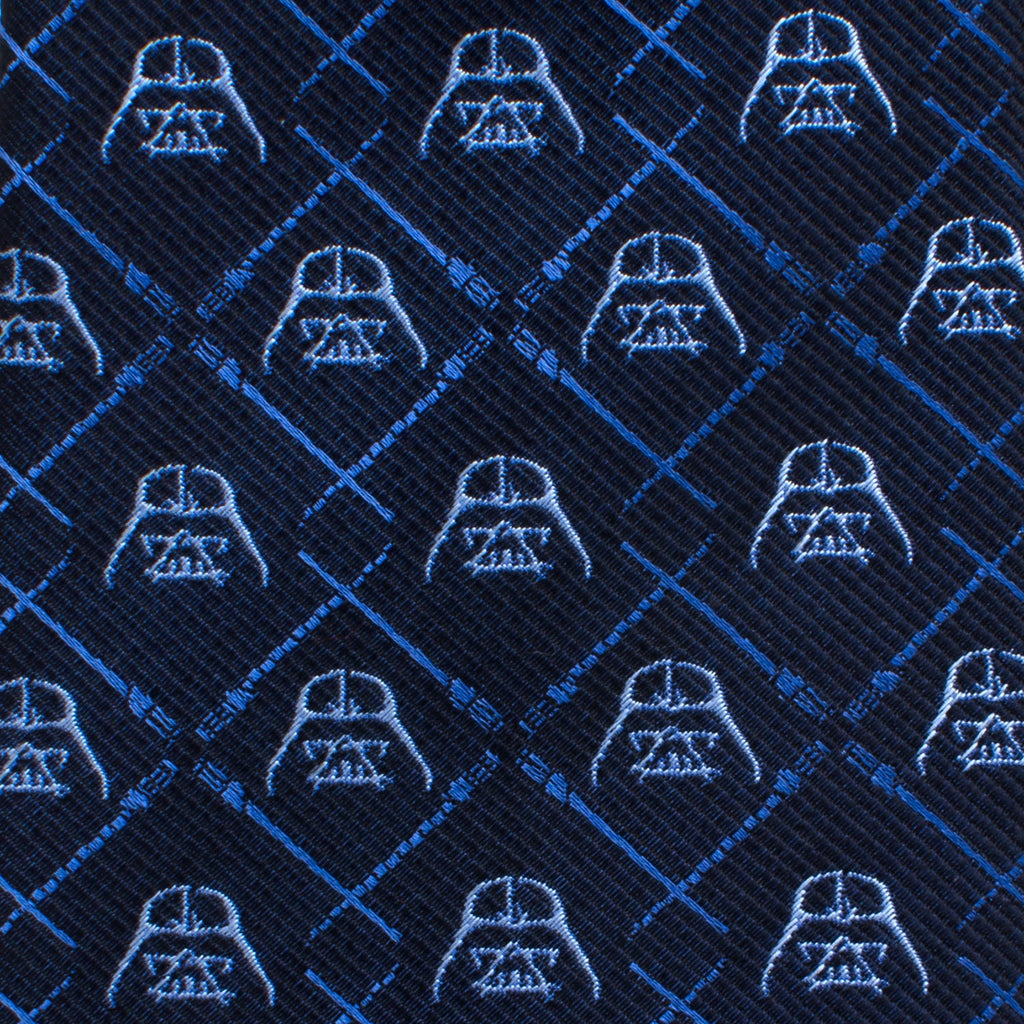 Star Wars Darth Vader Lightsaber Navy Blue Silk Necktie