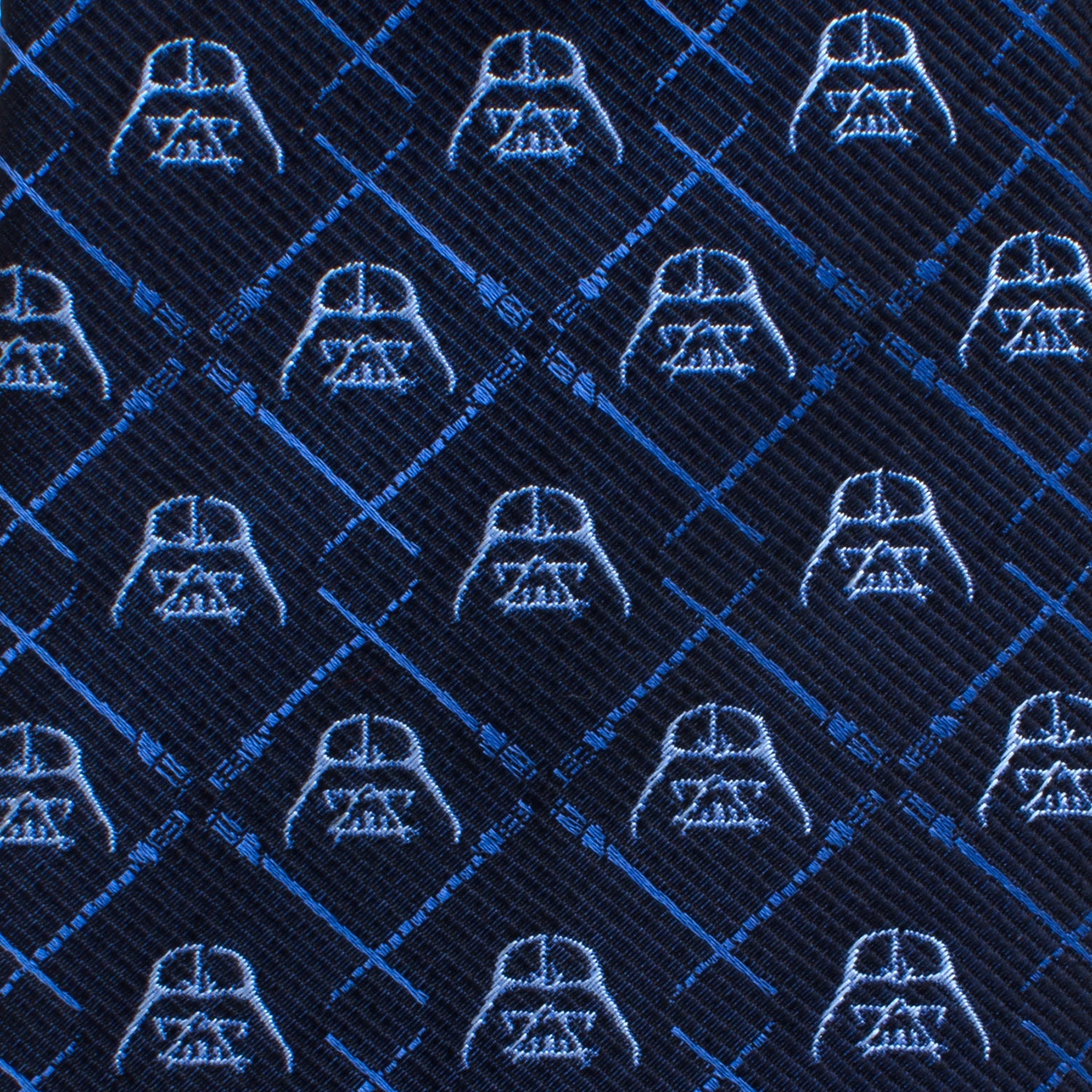 Star Wars Darth Vader Lightsaber Navy Blue Silk Necktie
