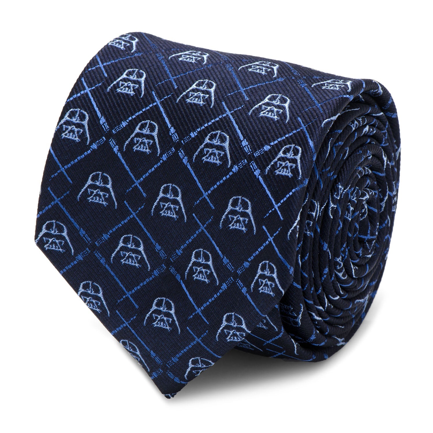 Star Wars Darth Vader Lightsaber Navy Blue Silk Necktie