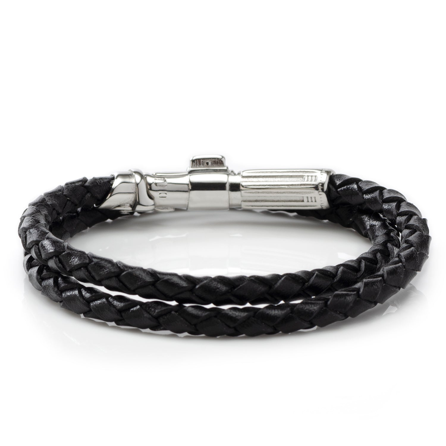 Star Wars Darth Vader Lightsaber Braided Leather Bracelet - Image 2