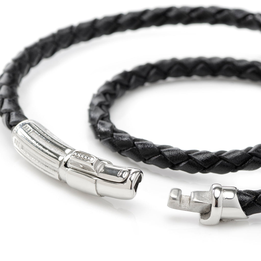 Star Wars Darth Vader Lightsaber Braided Leather Bracelet - Image 3