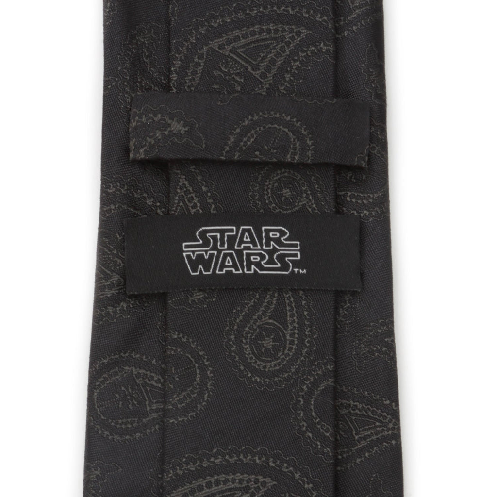 Star Wars Darth Vader Paisley Silk Necktie in Black - Image 4