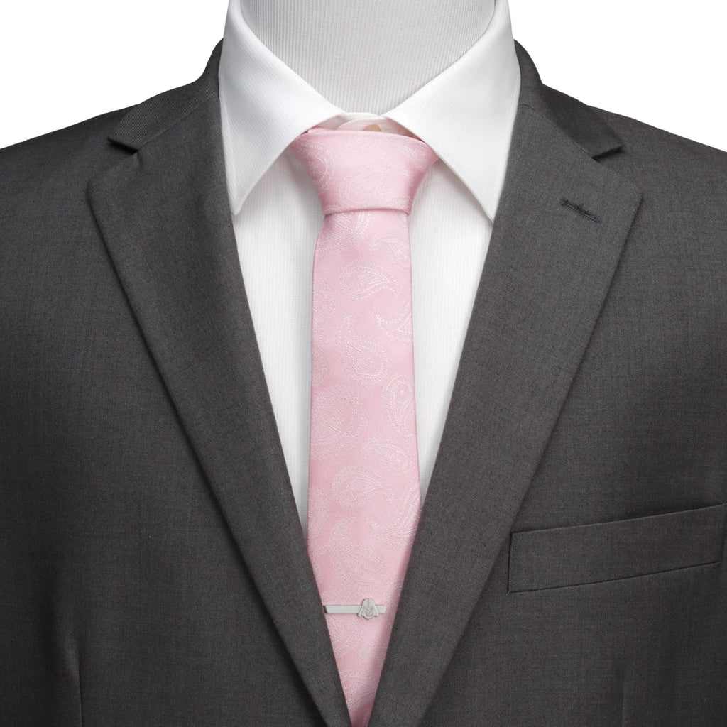 Star Wars Darth Vader Pink Paisley Silk Necktie - Image 2