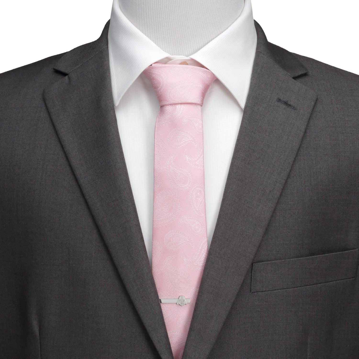 Star Wars Darth Vader Pink Paisley Silk Necktie - Image 2