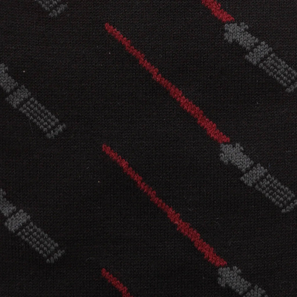 Star Wars Darth Vader Lightsaber Black Socks and Lapel Pin Set - Image 3