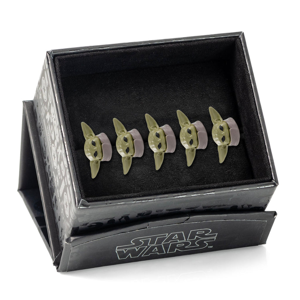 Star Wars Grogu 3D Button Studs Set for Shirts - Image 5
