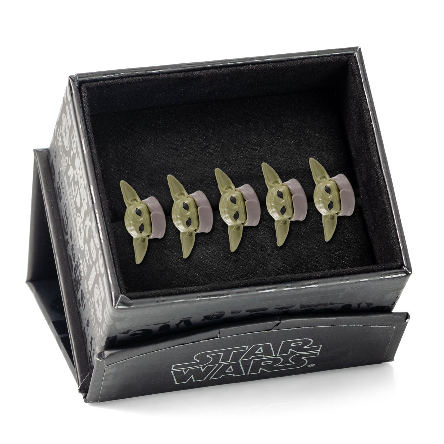 Star Wars Grogu 3D Button Studs Set for Shirts - Image 5
