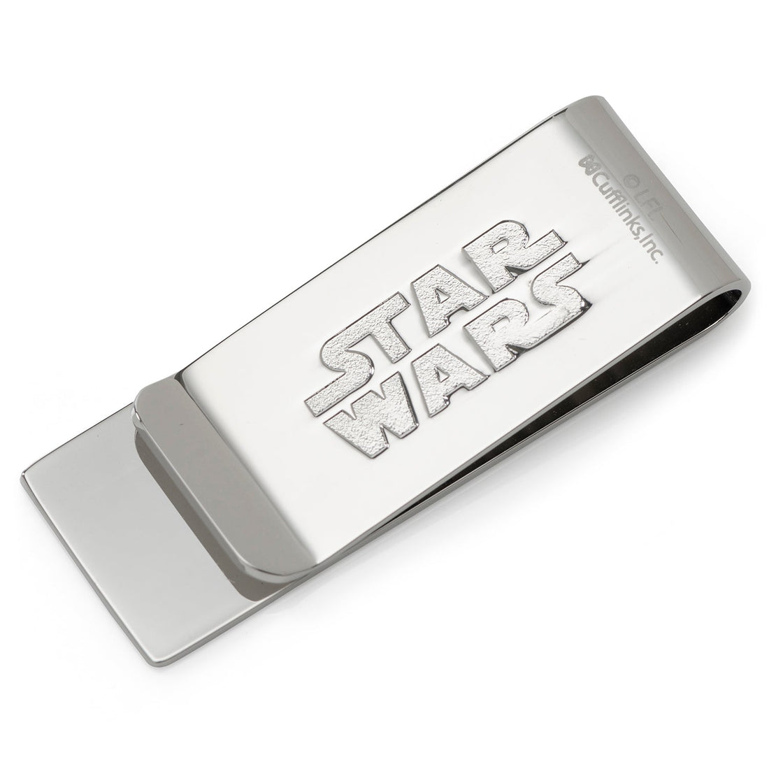 Star Wars Grogu Cutout Silver Tone Metal Money Clip - Image 3