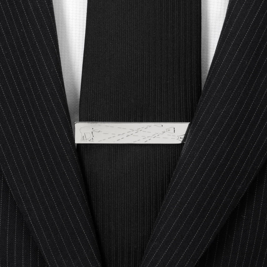 Star Wars Battle of Hoth Silver Tie Clip for Men - Image 2