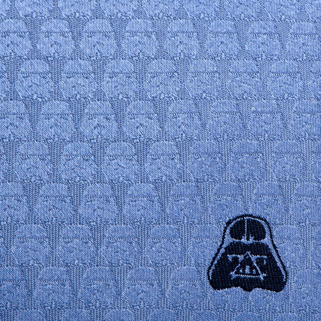 Star Wars Darth Vader and Stormtrooper Blue Silk Tie - Image 5