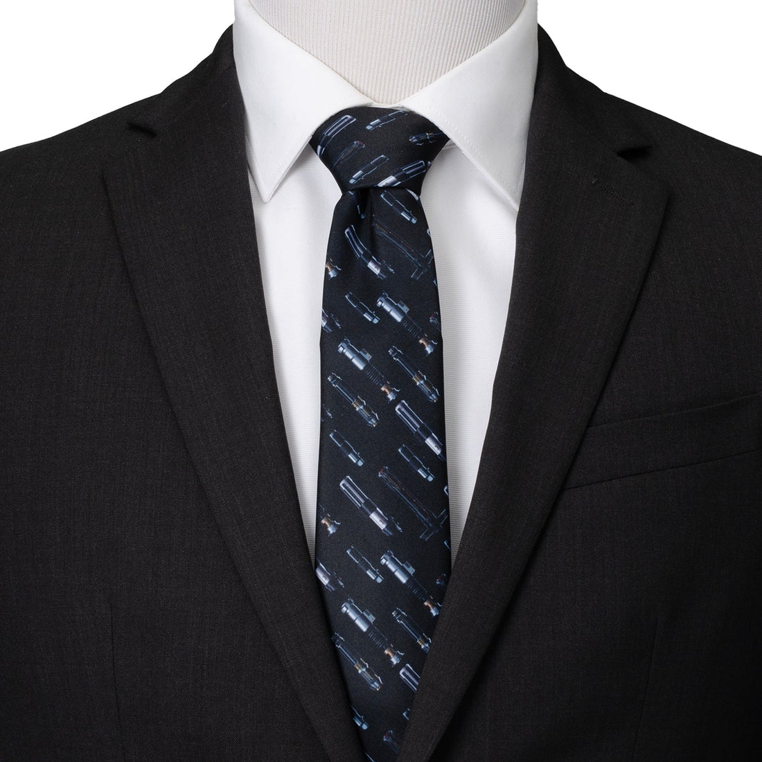 Star Wars Lightsaber Hilt Print Necktie for Men - Image 2