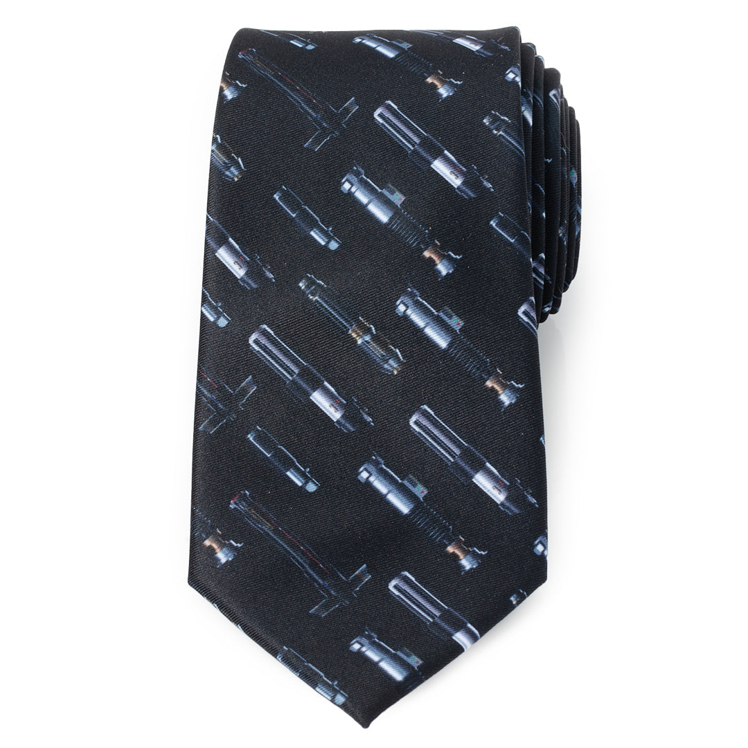 Star Wars Lightsaber Hilt Print Necktie for Men - Image 3