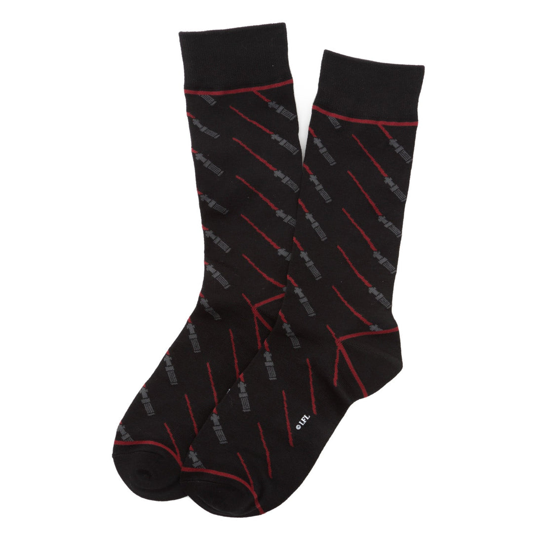 Star Wars Lightsaber Battle Sock Set with Darth Vader Lapel Pin - Image 3