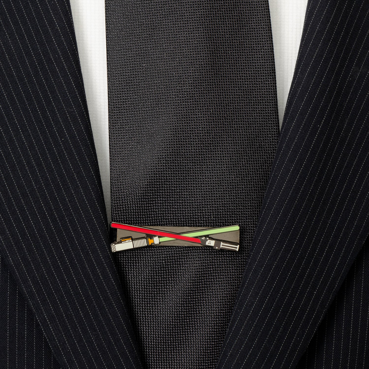 Star Wars Darth Vader and Luke Skywalker Lightsaber Tie Bar - Image 2