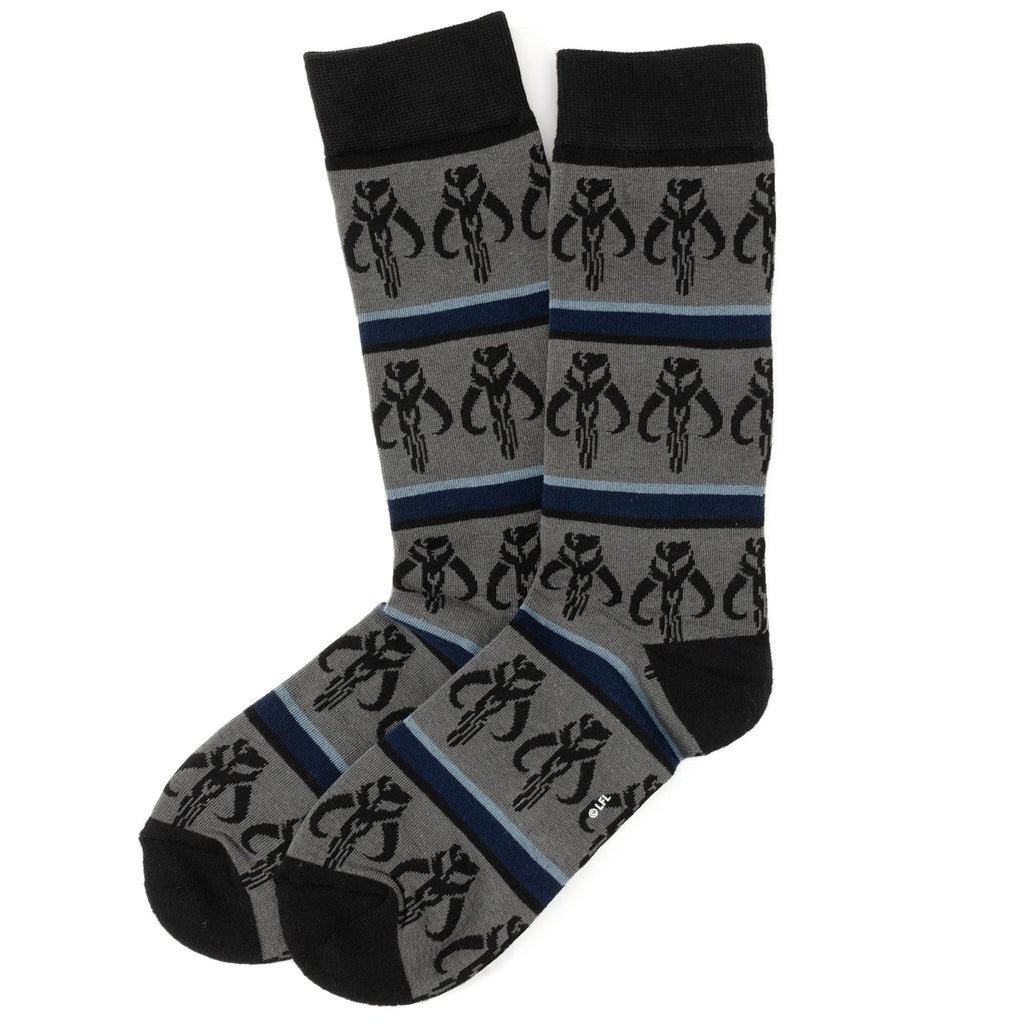 Star Wars Mandalorian 3-Pack Dress Sock and Lapel Pin Gift Set - Image 3