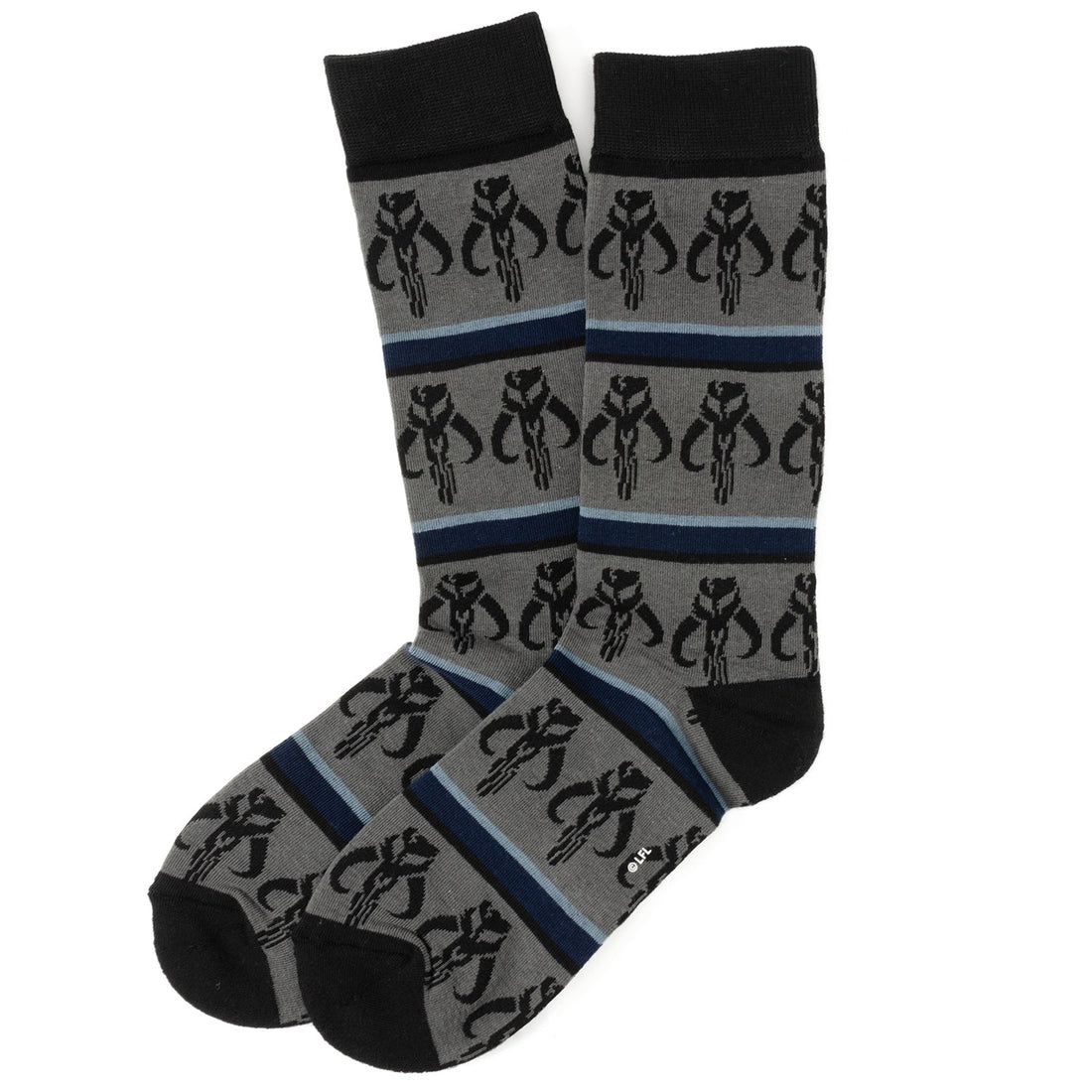 Star Wars Mandalorian 3-Pack Dress Sock and Lapel Pin Gift Set - Image 3