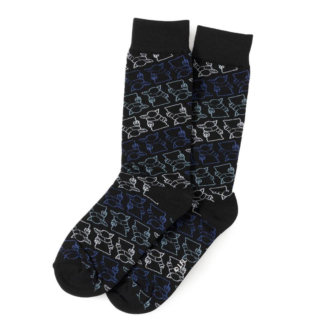 Star Wars Mandalorian 3-Pack Dress Sock and Lapel Pin Gift Set - Image 5