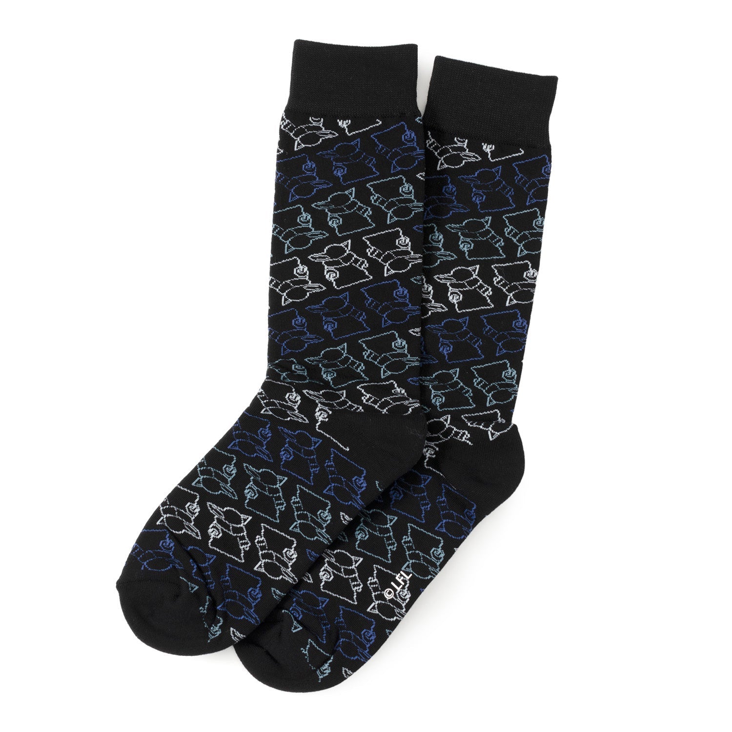 Star Wars Mandalorian 3-Pack Dress Sock and Lapel Pin Gift Set - Image 5