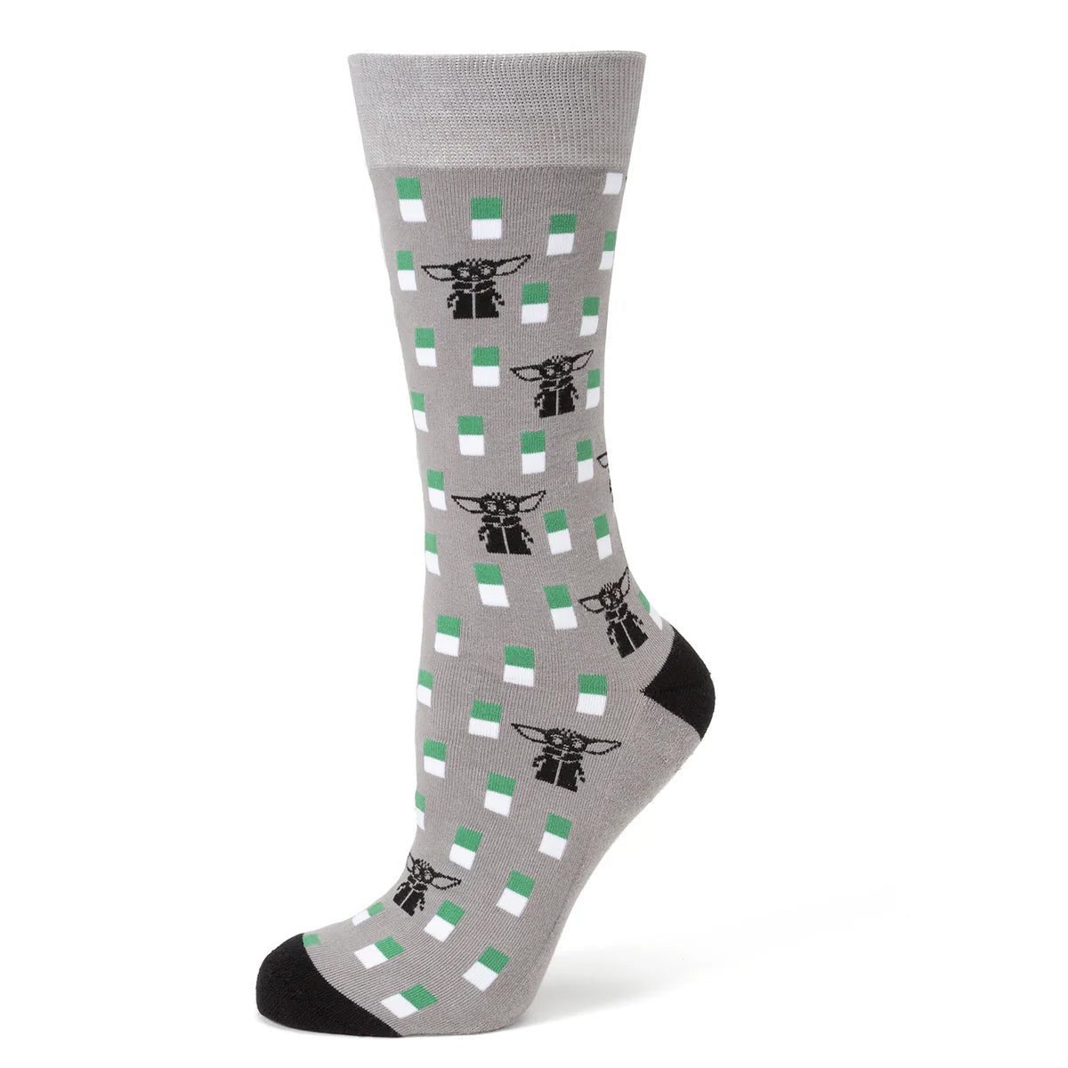 Star Wars The Mandalorian Grogu Gray Socks and Lapel Pin Set - Image 2