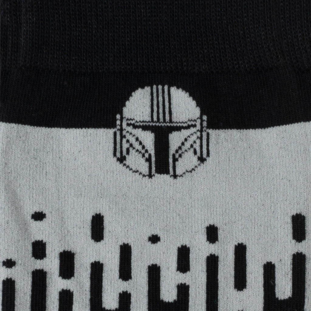 Star Wars Mandalorian Crew Socks and Helmet Lapel Pin Gift Set