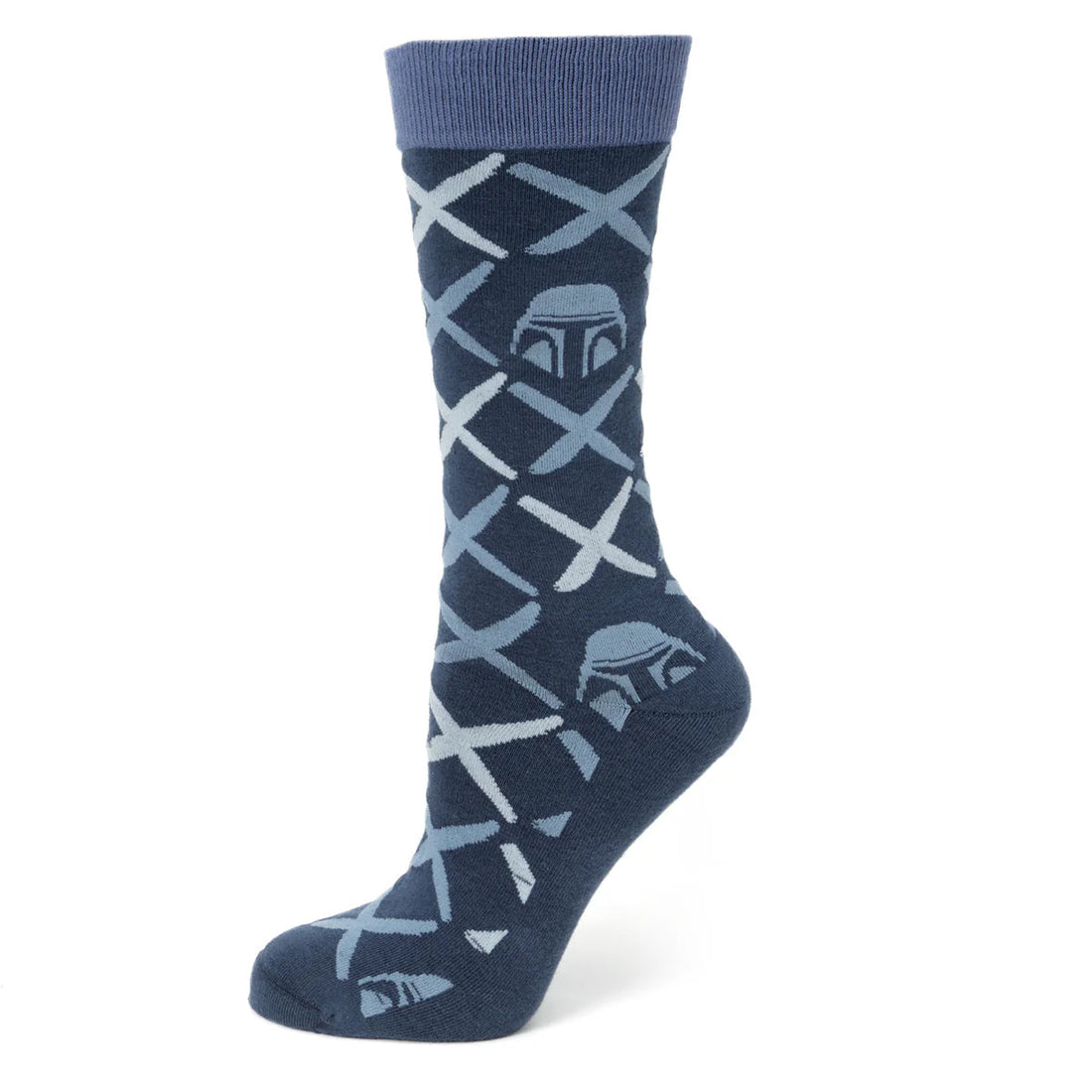 Star Wars The Mandalorian Navy Sock and Lapel Pin Gift Set - Image 2